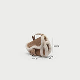Winter Lamb Saddle Shoulder Bag Women Crossbody Bags