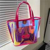 PVC Laser Shoulder Bag for Women
