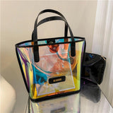 PVC Laser Shoulder Bag for Women