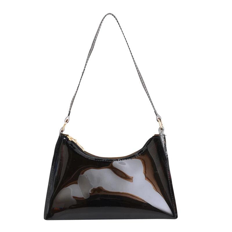 Clear PVC Shoulder Bag for Women, Summer Handbag
