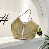 Knitting Shoulder Bag Women Purse Handbag Tote Bag