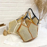 Knitting Shoulder Bag Women Purse Handbag Tote Bag