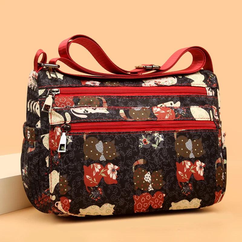 Multi-pocket Handbags Large Capacity Totes Women Bags Vintage Shoulder Bags
