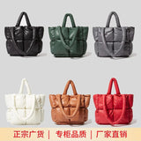 Quilted Women Shoulder Bags Large Tote Padded Handbags