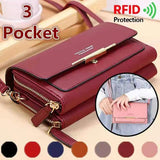 Small Leather Shoulder Bag Women Summer Style Handbags Cellphone Purses