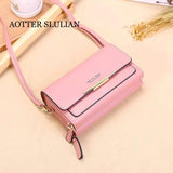 Small Leather Shoulder Bag Women Summer Style Handbags Cellphone Purses
