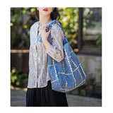 Floral Shoulder Bag Women's Large Capacity Vintage Handbag