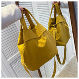 Large Capacity Women's Shopping Bag Nylon Shoulder Crossbody Bags