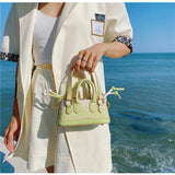 Stone Pattern Solid Personalized Ins Net Red Handheld Crossbody Small Square Bag