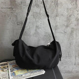 Women's Functional Nylon Sling Bag Large Capacity Crossbody Handbag