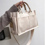 Women Canvas Shoulder Bag Casual Crossbody