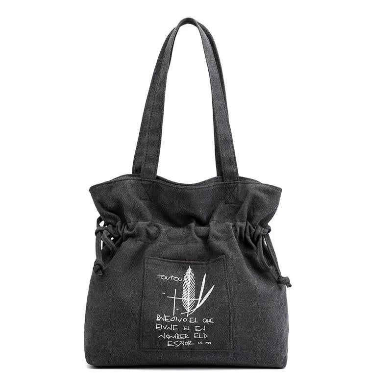 Women Canvas Handbags Ladies Shoulder Bags Tote Large Capacity Handbag