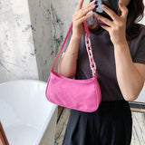 Leather Women Handbags with Chains Shoulder Bags