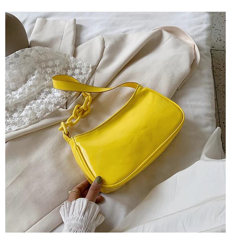Leather Women Handbags with Chains Shoulder Bags