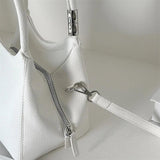 High Bucket Handbag For Women Casual Solid Shoulder Messenger Bags Female