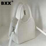 High Bucket Handbag For Women Casual Solid Shoulder Messenger Bags Female