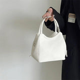 High Bucket Handbag For Women Casual Solid Shoulder Messenger Bags Female