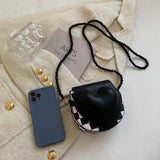 Heart Shape Shoulder Bag Mini Leather Crossbody
