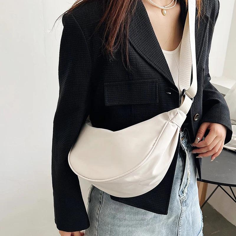 Nylon Shoulder Bag Crossbody Purse Women Handbag