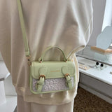 Women's Splicing Shoulder Crossbody Bags Messenger Bag