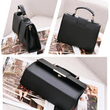 Lady PU Leather Bag Handbags Shopping Shoulder Small Flap Crossbody Bags