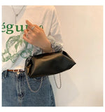 Women's Pu Leather Chain Shoulder Crossbody Bag B440