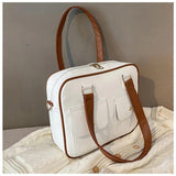 High-capacity Women's Shoulder Bag PU Leather Briefcase