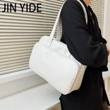 Large Capacity Business PU Leather Shoulder Travel Handbags for Women