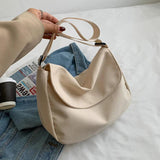 Solid Women Crossbody Bag Ladies Shoulder Bag Waterproof Nylon Women'S Handbags