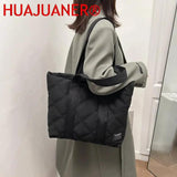 Canvas Shopper Shoulder Bag Soft Cotton Female Totes Bag