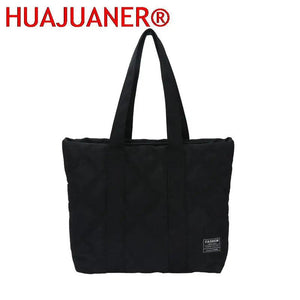 Canvas Shopper Shoulder Bag Soft Cotton Female Totes Bag