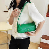 Crocodile Pattern Small PU Leather Shoulder Side Bags Women Hit Summer Handbags