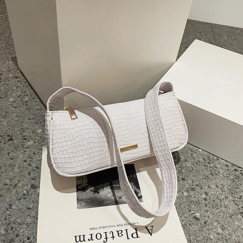 Crocodile Pattern Small PU Leather Shoulder Side Bags Women Hit Summer Handbags