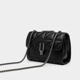 Leather Chain Crossbody Bags for Women Shoulder Bags Messenger