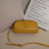 Retro Mini Crossbody Bag Multi-pocket Leather Handbag