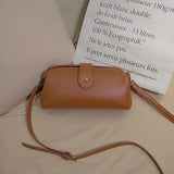 Retro Mini Crossbody Bag Multi-pocket Leather Handbag