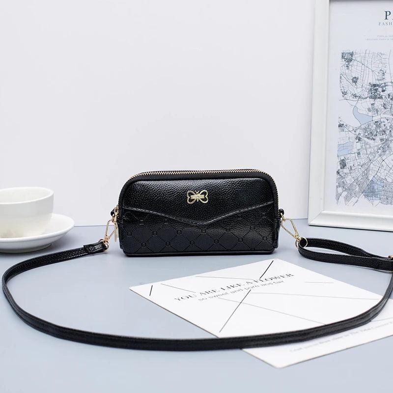 Double Zipper Women's Wallet Clutch Bag