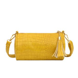 Crocodile Pattern Women's Soft Leather Shoulder Bag