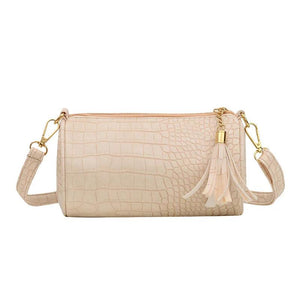 Crocodile Pattern Women's Soft Leather Shoulder Bag