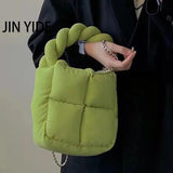 Corduroy Mini Tote Bag Crossbody Shoulder Bag