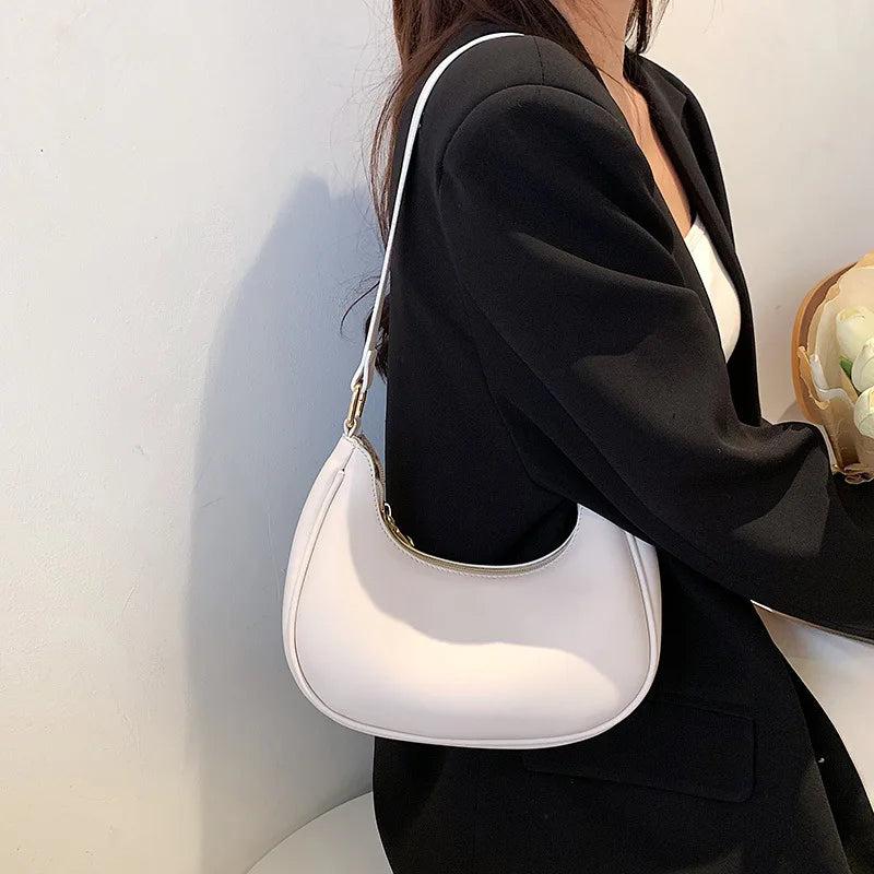 Green PU Leather Shoulder Bags Women's Handbags