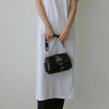 Vintage Nylon Axillary Small Shoulder Bag Ladies Handbag