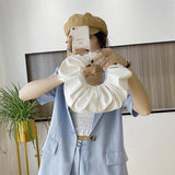 Soft Round Buckle Handbag for Women Cloud Bag