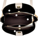 Tassel Pendant Shoulder Bag for Women PU Leather Bucket Crossbody Bag