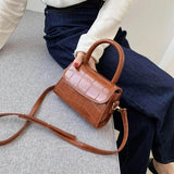 Crocodile Pattern Crossbody Bags For Women Small Chain Handbag