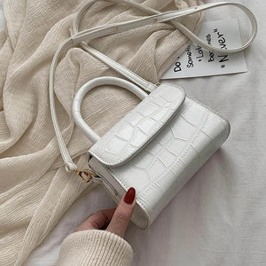 Crocodile Pattern Crossbody Bags For Women Small Chain Handbag