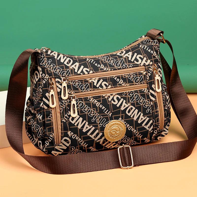 Oxford Shoulder Bag Women Casual Crossbody Bag Large Capacity