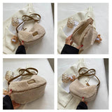 Fluffy Fur Messenger Bag Small Female Handbag