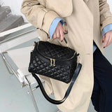Soft PU Leather Crossbody Bag for Women Casual Bucket Handbag