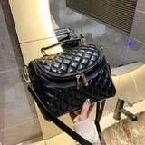 Soft PU Leather Crossbody Bag for Women Casual Bucket Handbag